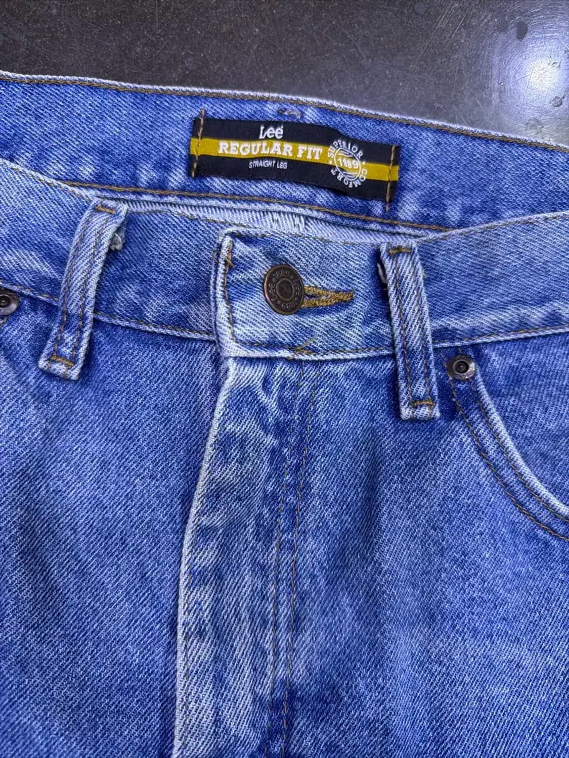 Lee 리 라이더스 래귤러 스트레이트핏 레그 빈티지 워싱 데님팬츠 34 상품이미지5