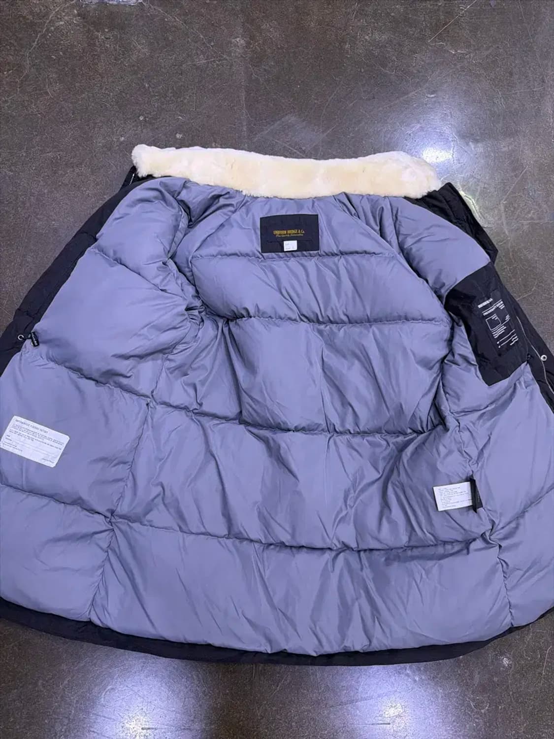 유니폼브릿지 레인저 다운 파카 점퍼 코트 블랙 L 상품이미지10