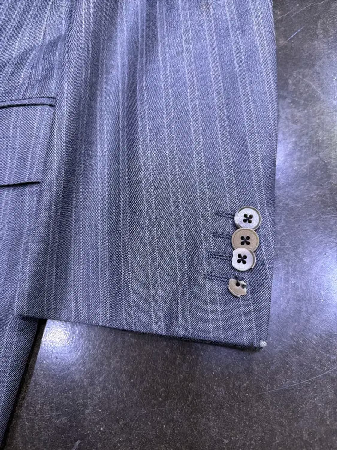 에르메네질도제냐 스트라이프 수트 블레이저 자켓 50R 상품이미지5