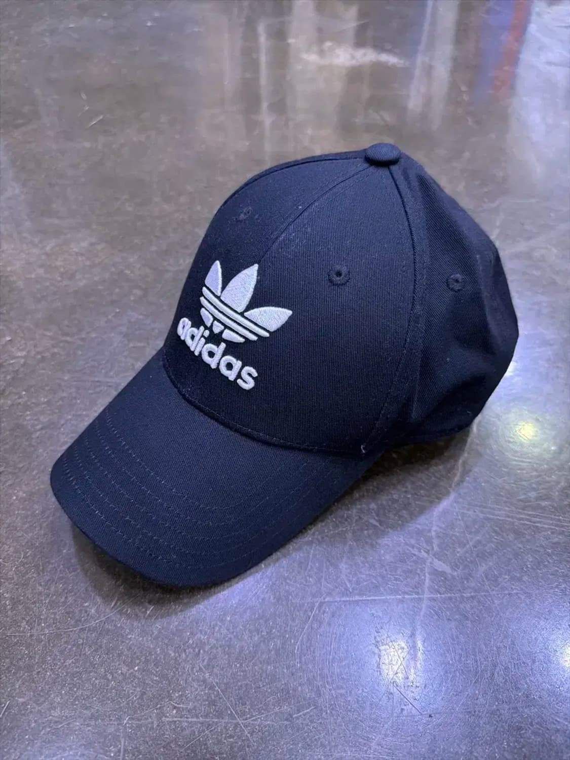 아디다스 오리지널 트레포일 자수 볼캡 블랙 상품이미지1