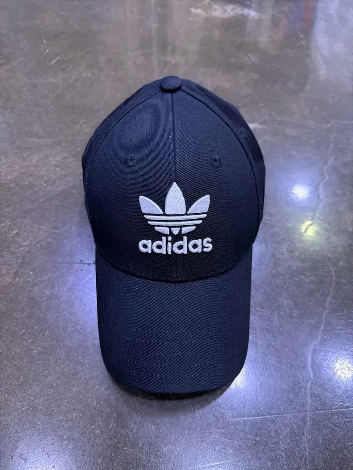 아디다스 오리지널 트레포일 자수 볼캡 블랙 상품이미지2