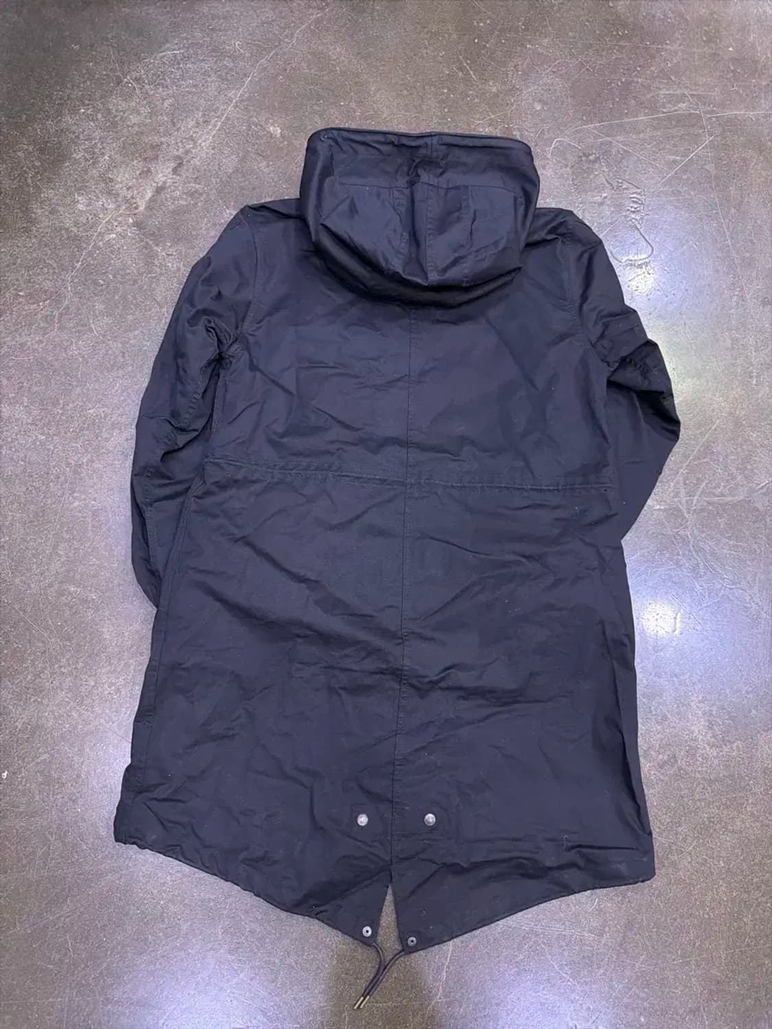 유니폼브릿지 M51 피쉬테일 파카 후드 야상점퍼 개파카 블랙 XL 상품이미지5