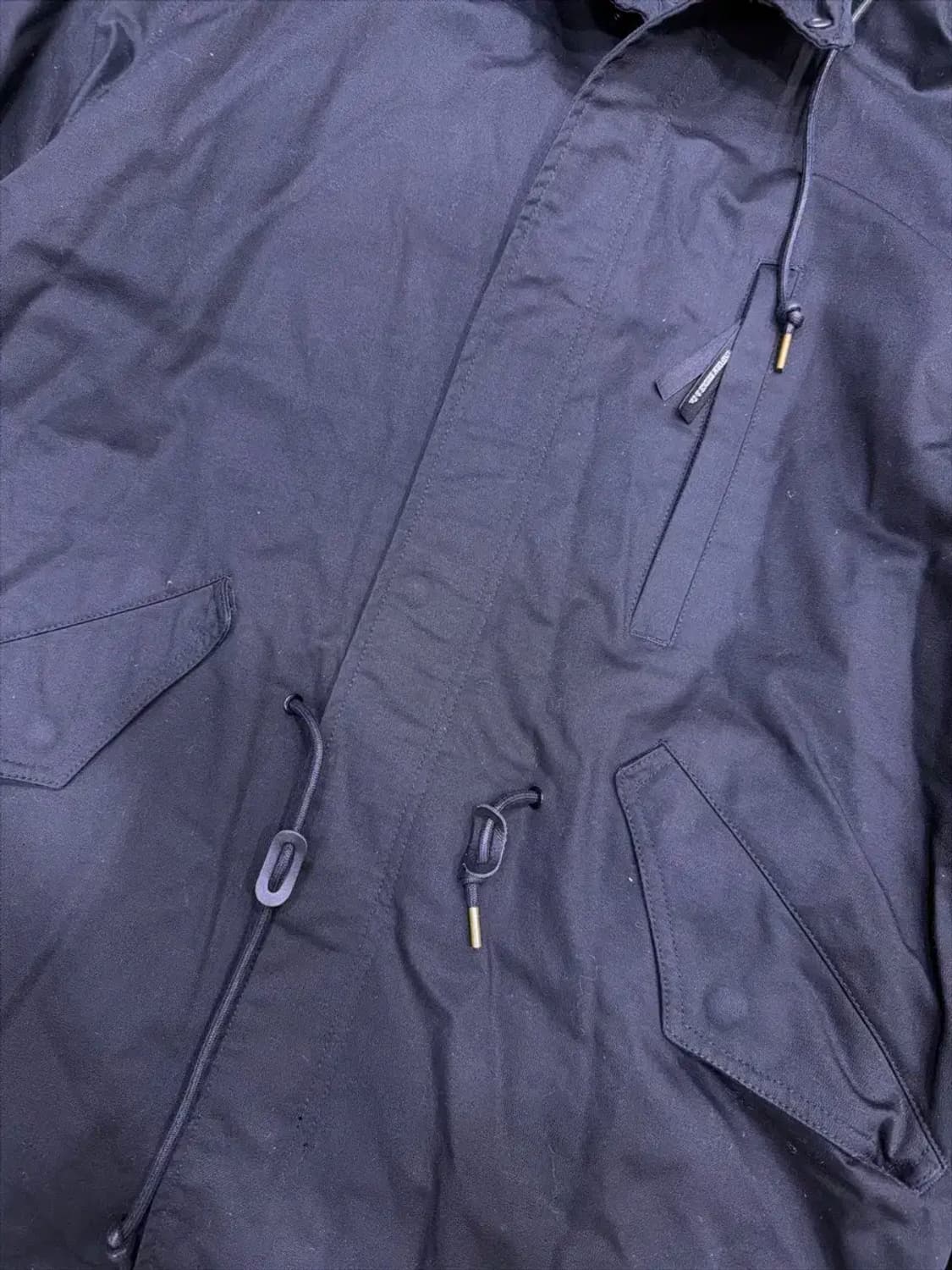 유니폼브릿지 M51 피쉬테일 파카 후드 야상점퍼 개파카 블랙 XL 상품이미지7