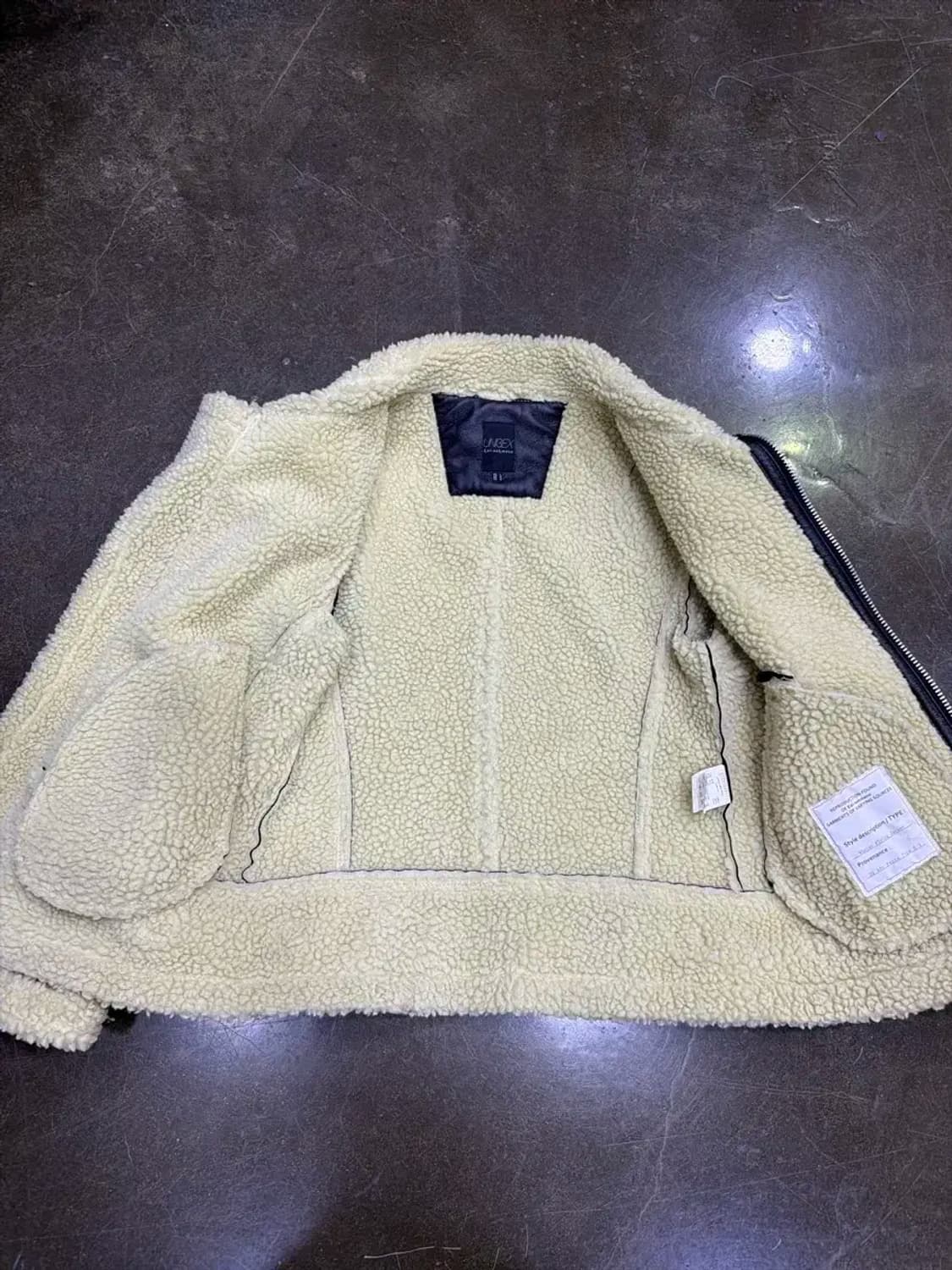 카이아크만 B-3 무스탕 자켓 블랙 L 상품이미지8