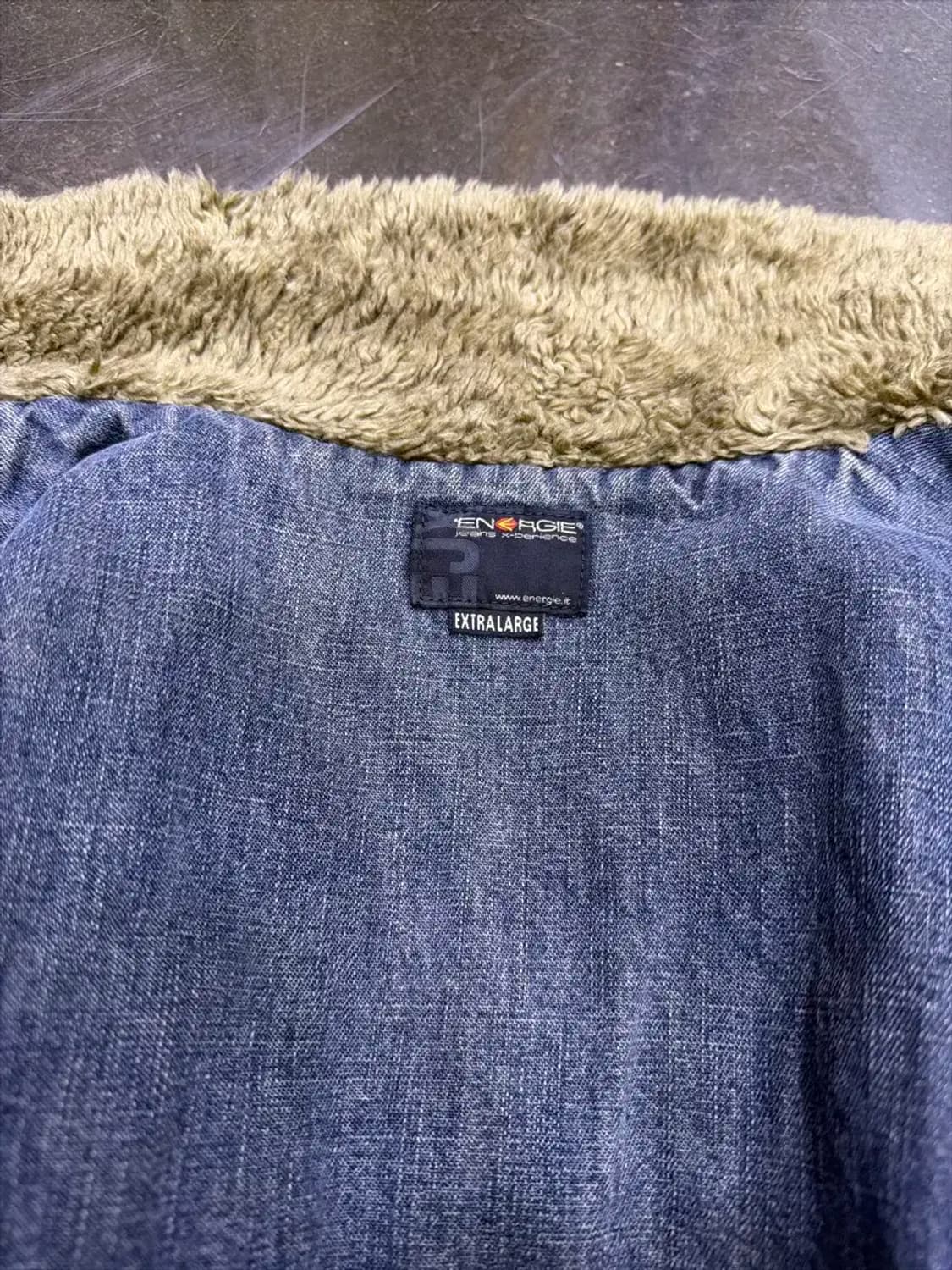 ENERGIE 에너지 쉐르파 양털 빈티지 데님자켓 XL 상품이미지6