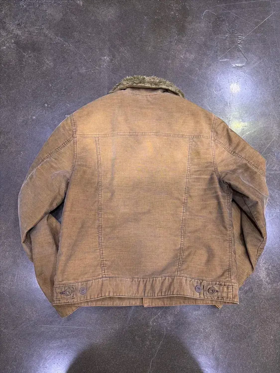 ENERGIE 에너지 쉐르파 양털 빈티지 코듀로이 자켓 XL 상품이미지2