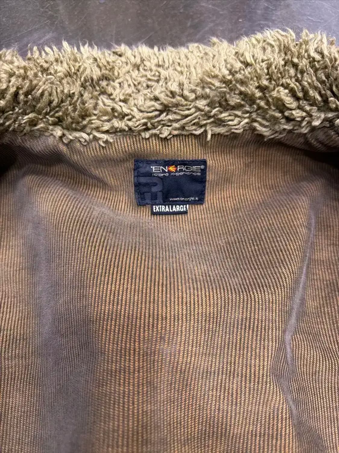 ENERGIE 에너지 쉐르파 양털 빈티지 코듀로이 자켓 XL 상품이미지8