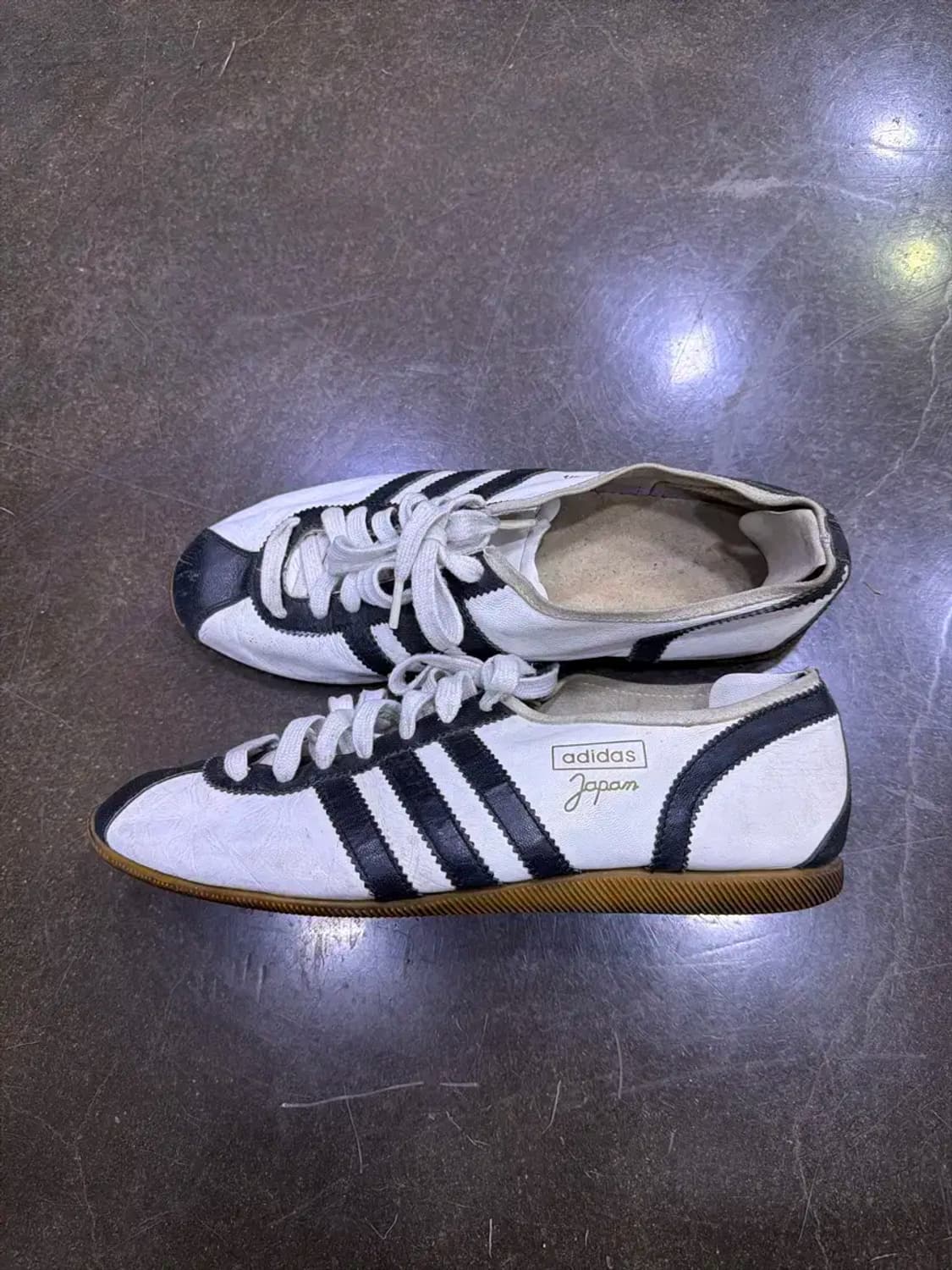 아디다스 오리지널 재팬 스니커즈 화이트 블랙 검 280 상품이미지5
