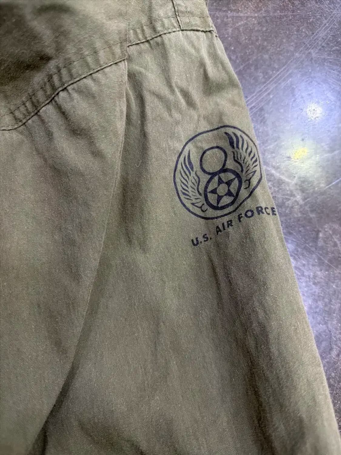 올드크로우 U.S.A 에어포스 항공자켓 올리브 L 상품이미지10