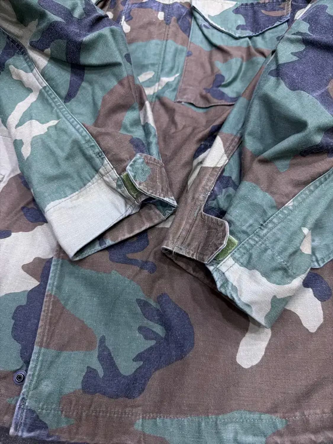 오리지널 M65 우드랜드 밀리터리 카모 필드자켓 야상 S 레귤러 상품이미지6