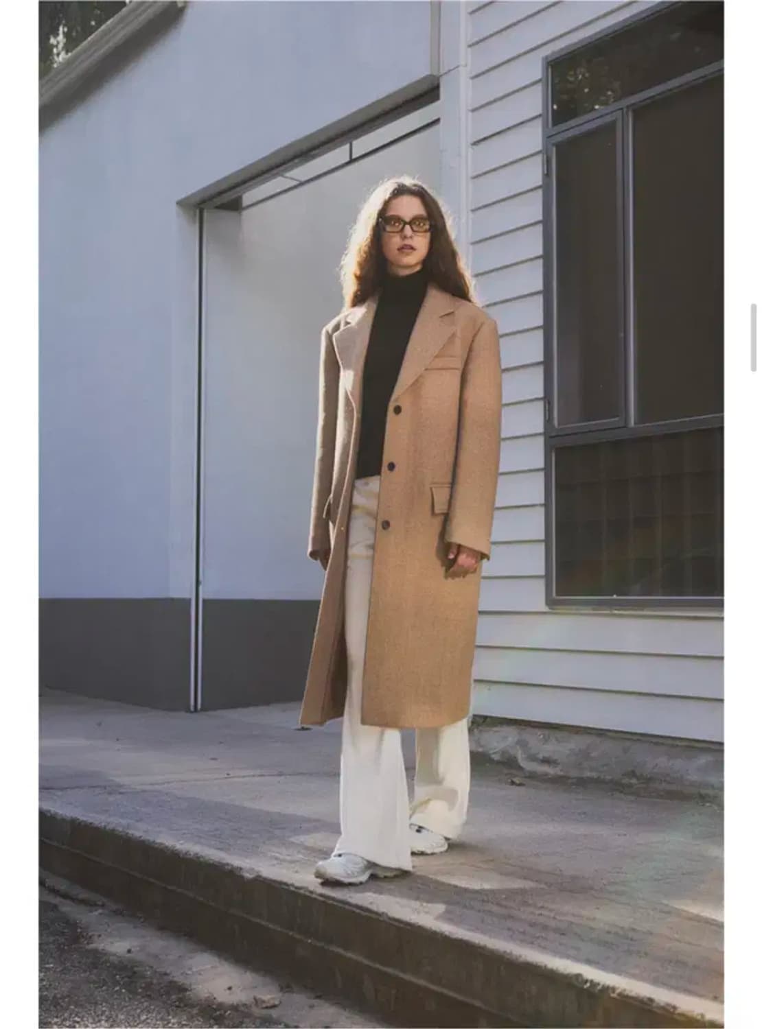 CITTA 씨타 클래식 울 오버핏 코트 베이지 상품이미지4