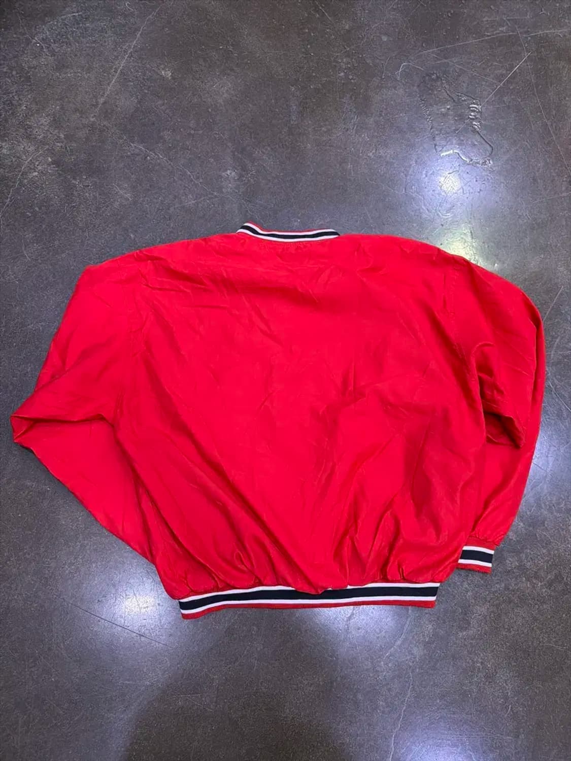 리복 클래식 올드스쿨 V넥 숄더 자수 웜업 바람막이 M 상품이미지2