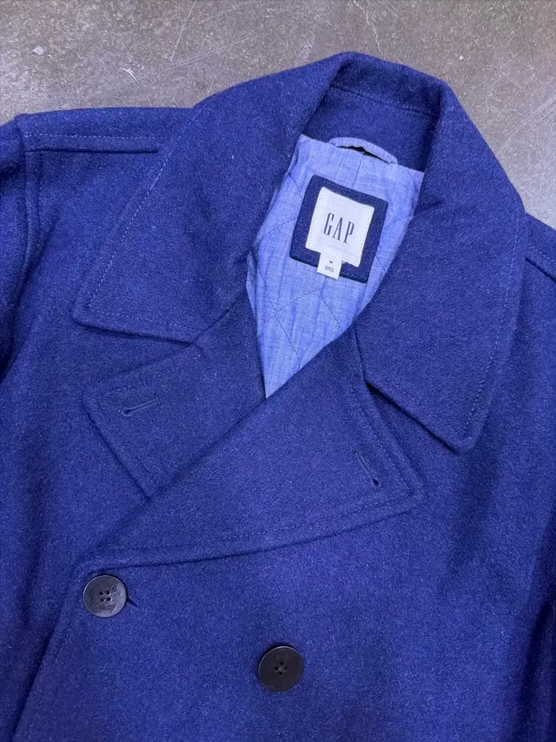 GAP 갭 클래식 피코트 네이비 M 상품이미지3