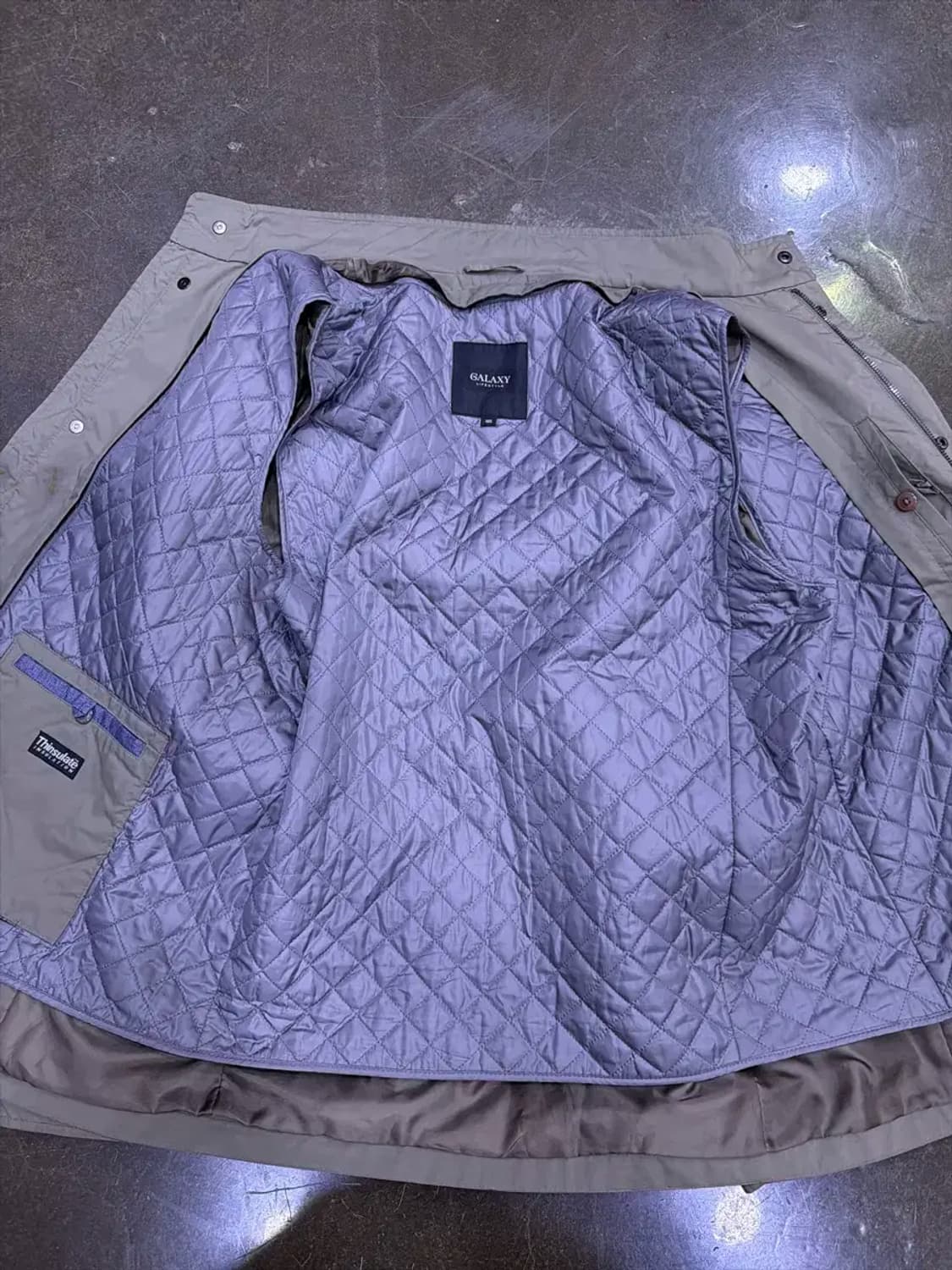 갤럭시 라이프스타일 라이너 탈부착 시파리 점퍼 베이지 105 상품이미지7