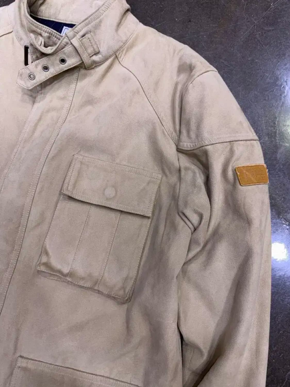 DJ Honda 에코 스웨이드 필드자켓 야상 베이지 L 상품이미지4