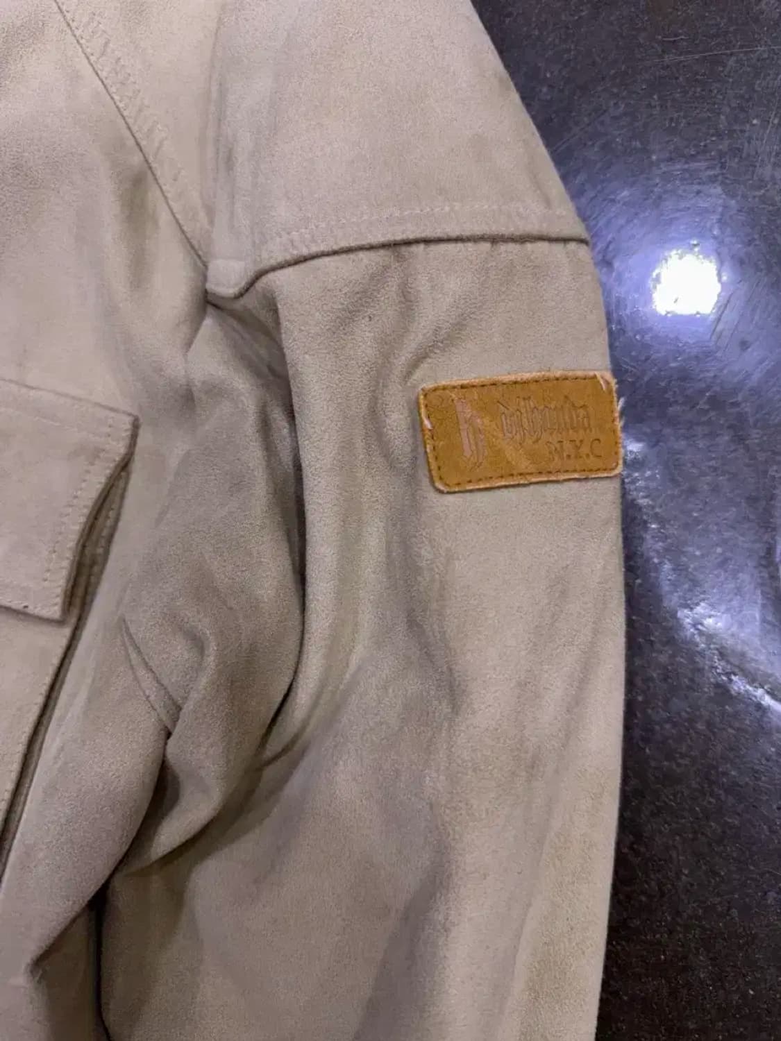 DJ Honda 에코 스웨이드 필드자켓 야상 베이지 L 상품이미지5