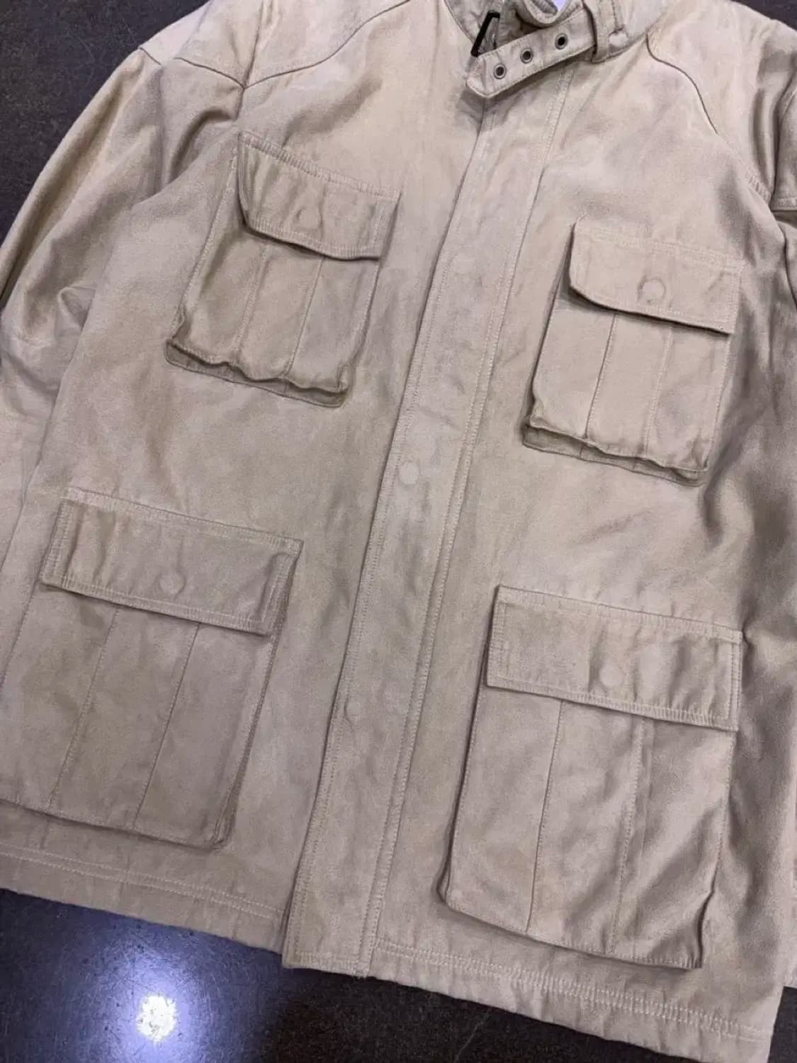 DJ Honda 에코 스웨이드 필드자켓 야상 베이지 L 상품이미지6