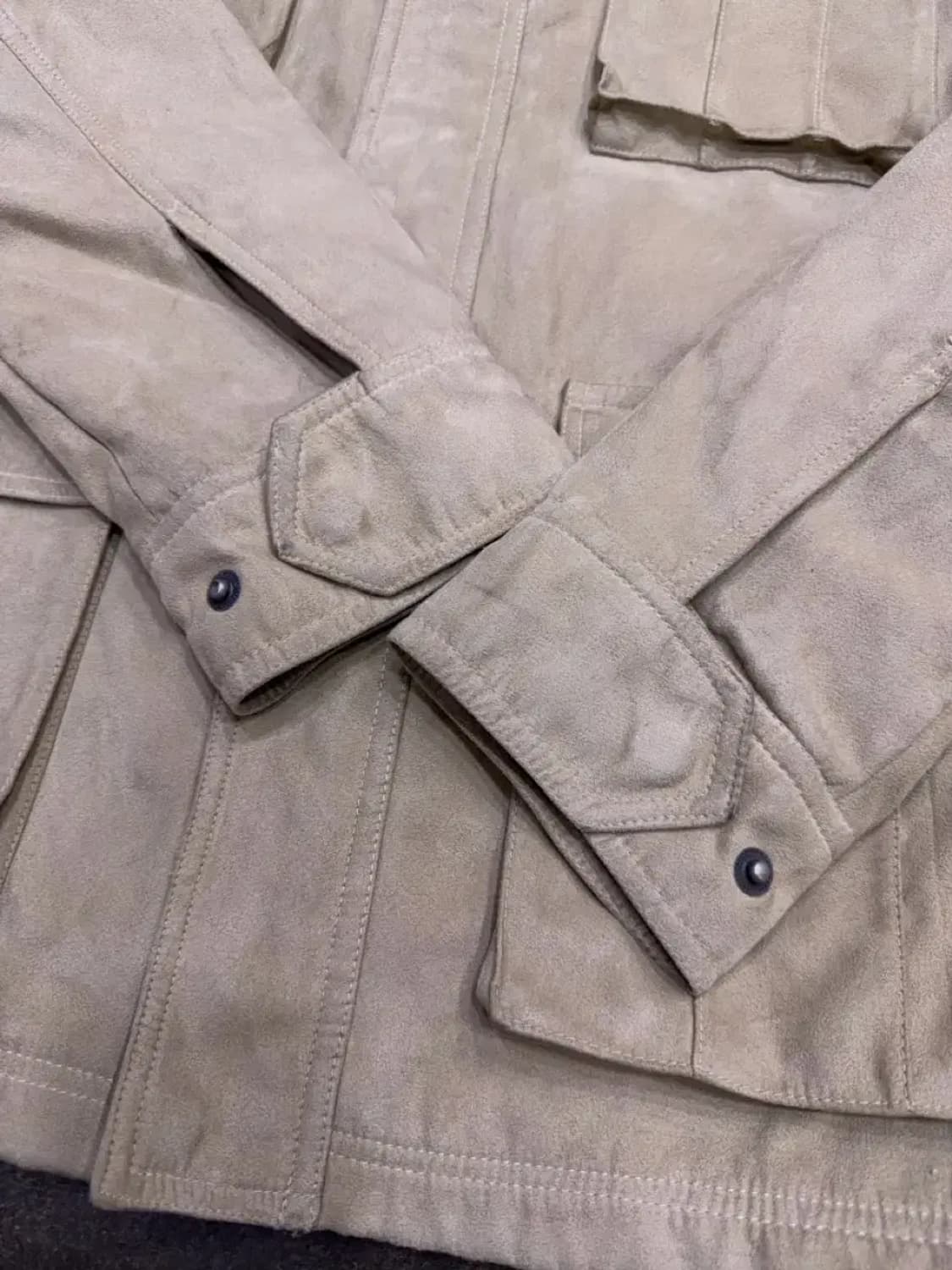 DJ Honda 에코 스웨이드 필드자켓 야상 베이지 L 상품이미지7