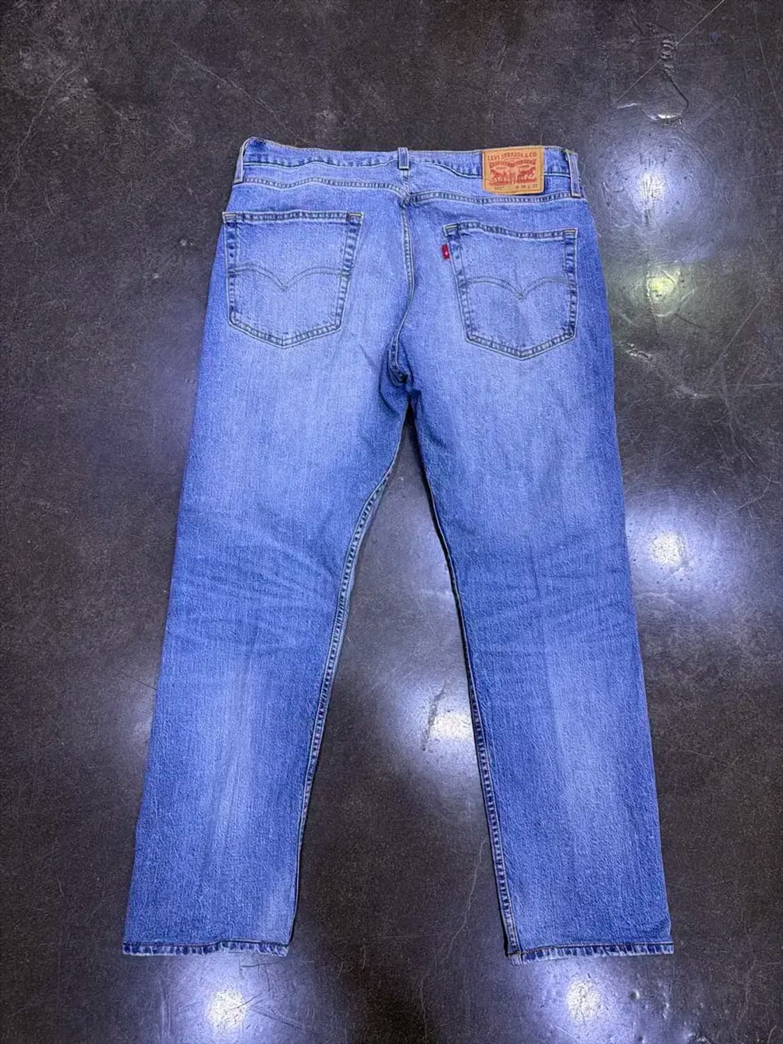 리바이스 502 테이퍼드핏 빈티지 타이 워싱 데님팬츠 36 상품이미지2