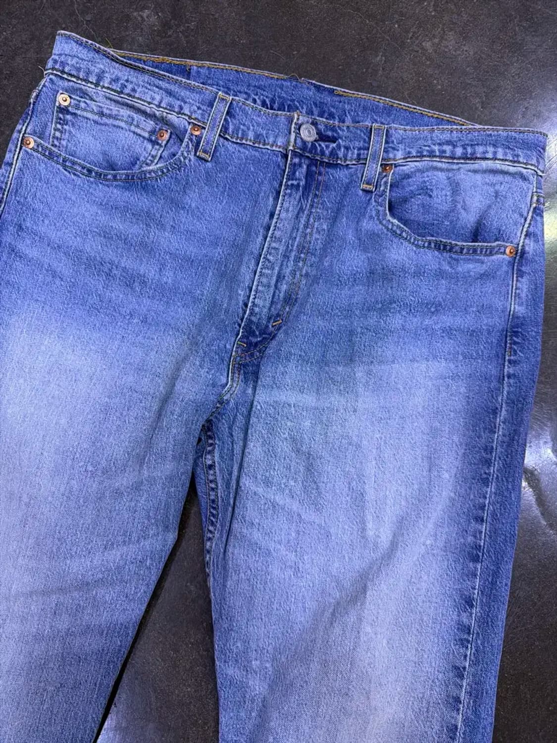 리바이스 502 테이퍼드핏 빈티지 타이 워싱 데님팬츠 36 상품이미지3