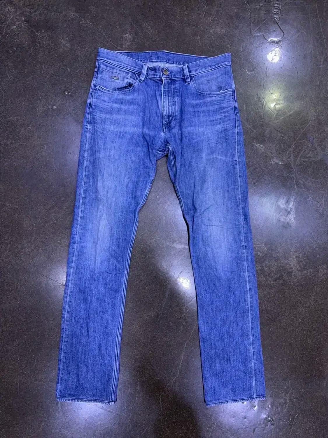 엠포리오 아르마니 빈티지 워싱 슬림핏 데님팬츠 34 상품이미지1