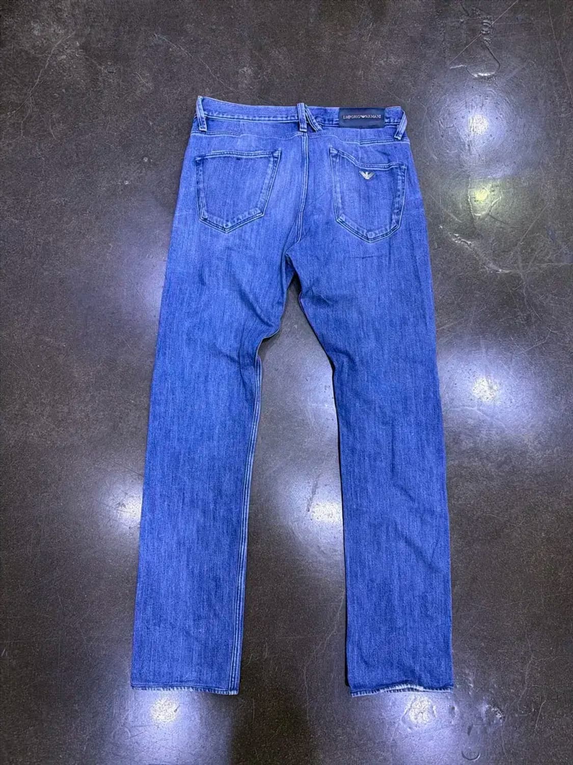 엠포리오 아르마니 빈티지 워싱 슬림핏 데님팬츠 34 상품이미지2