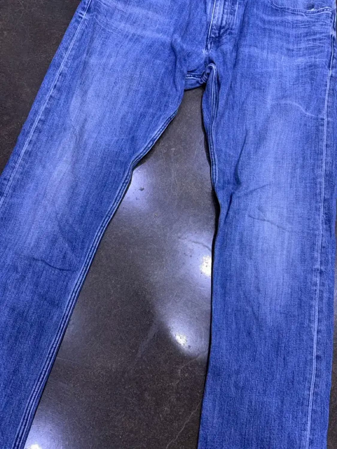 엠포리오 아르마니 빈티지 워싱 슬림핏 데님팬츠 34 상품이미지6