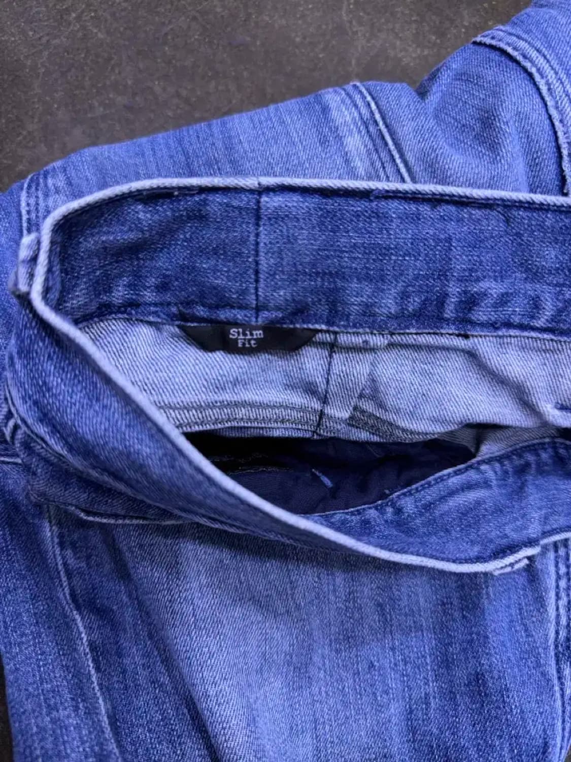 엠포리오 아르마니 빈티지 워싱 슬림핏 데님팬츠 34 상품이미지8