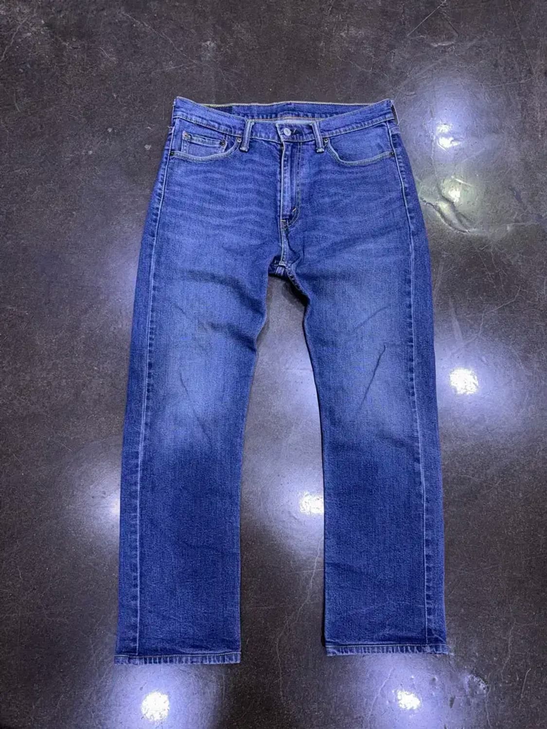 리바이스 513 슬림 스트레이트핏 중청 워싱 데님팬츠 32 상품이미지1