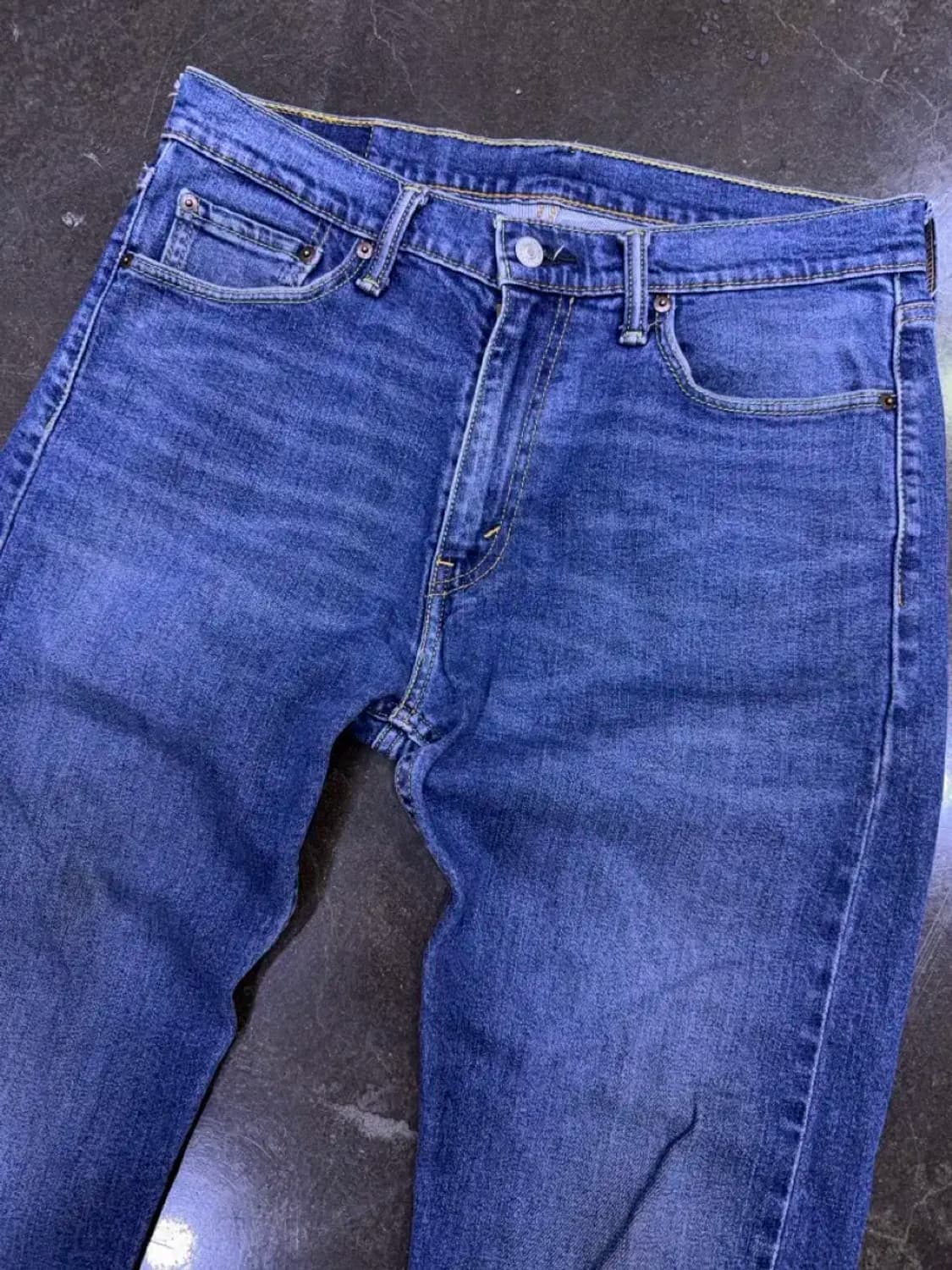 리바이스 513 슬림 스트레이트핏 중청 워싱 데님팬츠 32 상품이미지3