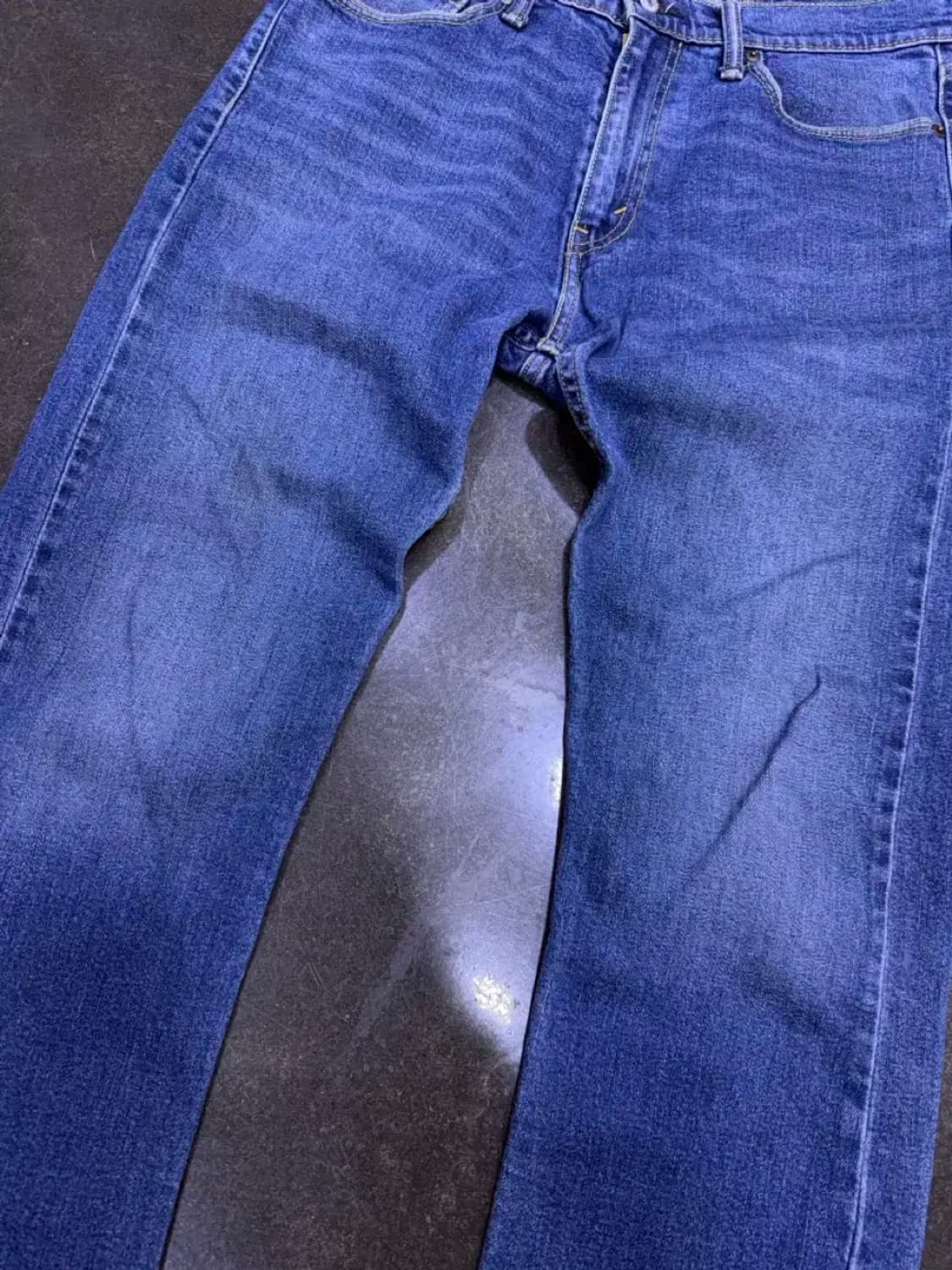 리바이스 513 슬림 스트레이트핏 중청 워싱 데님팬츠 32 상품이미지5