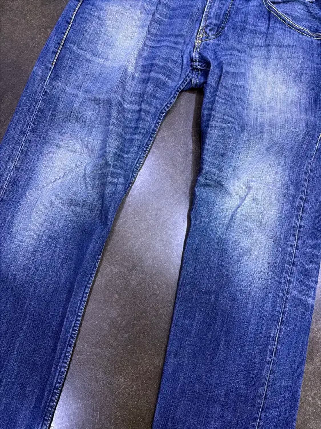 리바이스 504 레귤러 스트레이트핏 빈티지 워싱 데님팬츠 32 상품이미지5