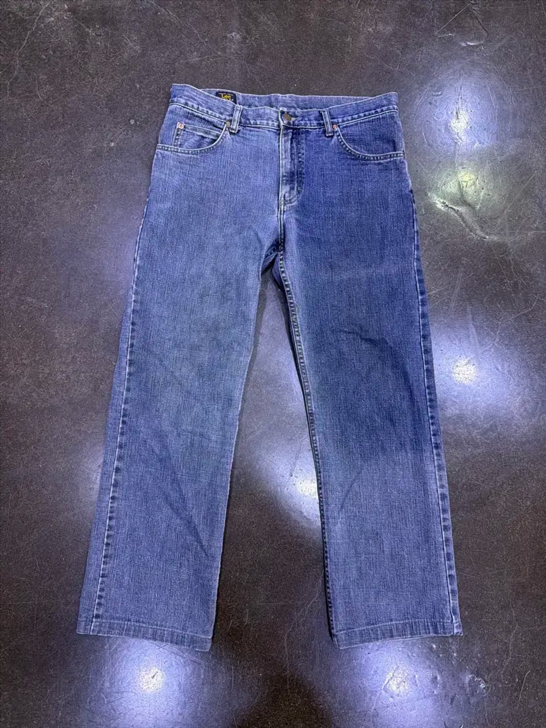 LEE 리 레귤러핏 투톤 워싱 데님팬츠 33 상품이미지1