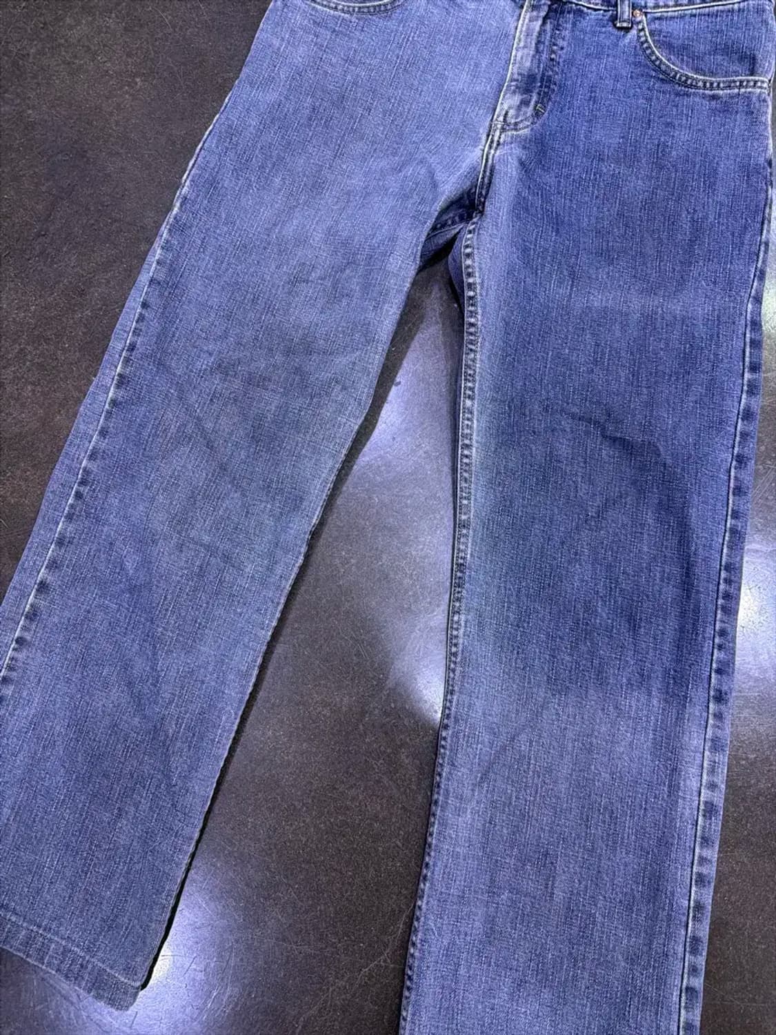 LEE 리 레귤러핏 투톤 워싱 데님팬츠 33 상품이미지4