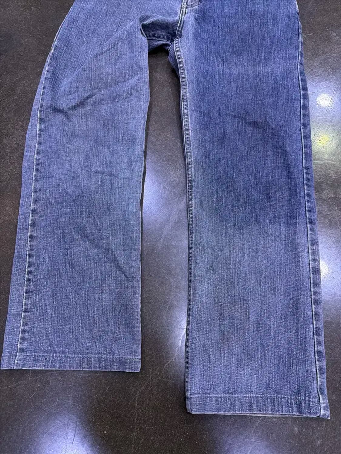 LEE 리 레귤러핏 투톤 워싱 데님팬츠 33 상품이미지5