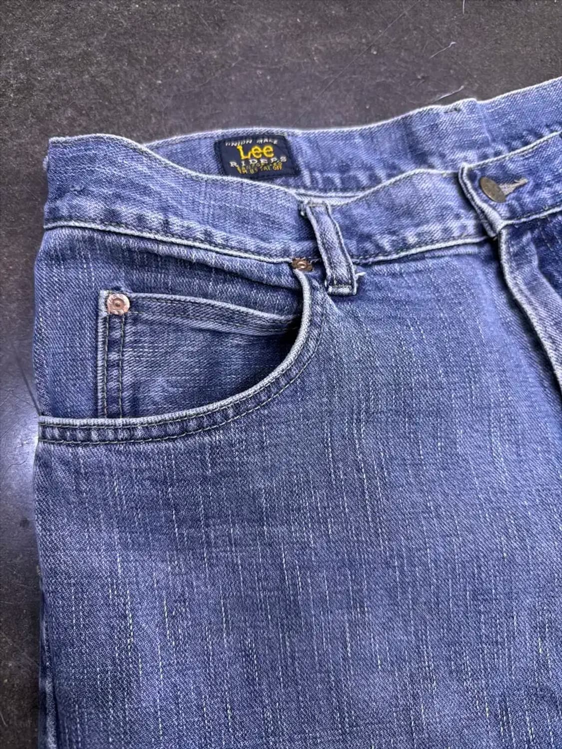 LEE 리 레귤러핏 투톤 워싱 데님팬츠 33 상품이미지6