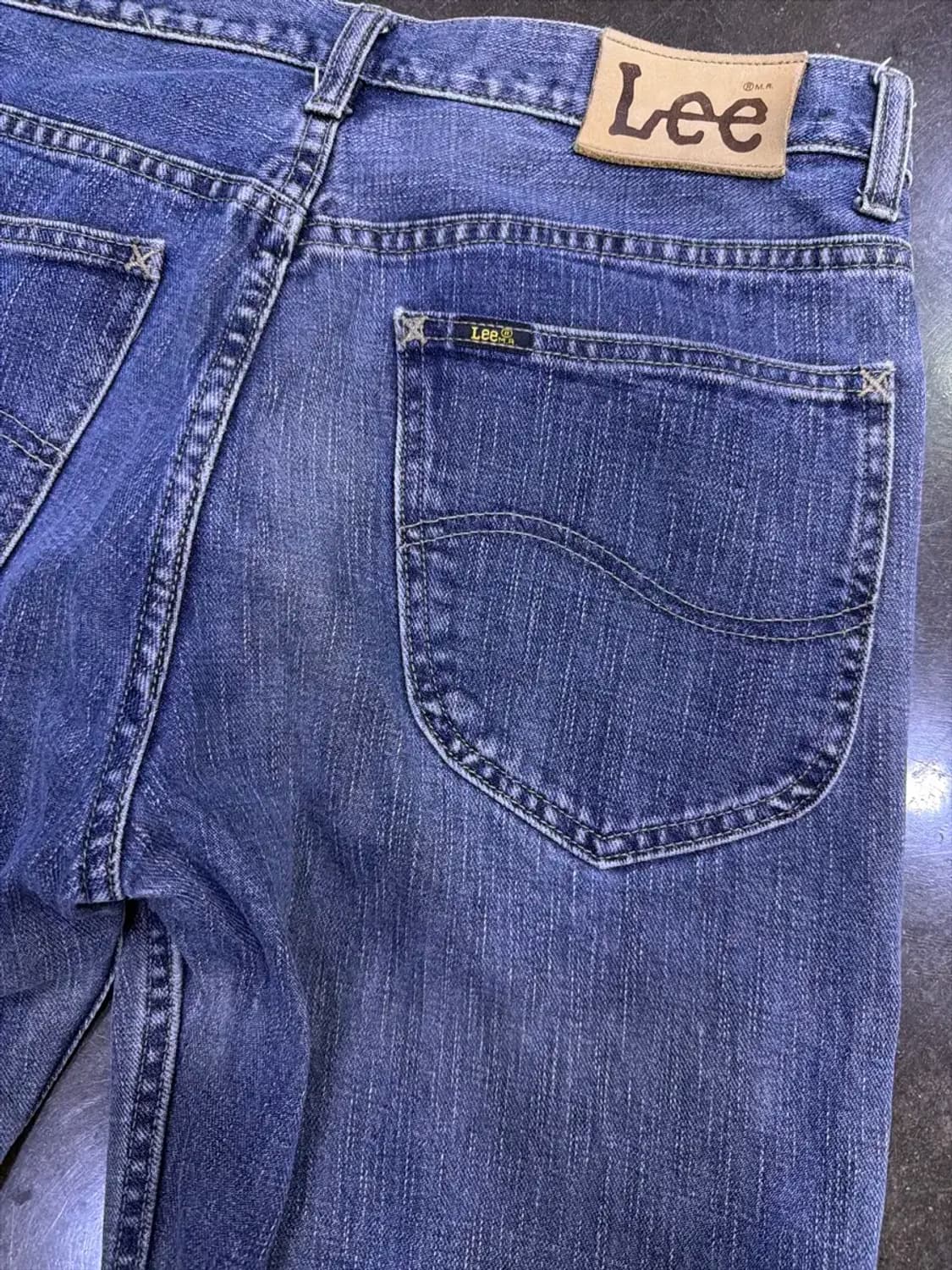 LEE 리 레귤러핏 투톤 워싱 데님팬츠 33 상품이미지8