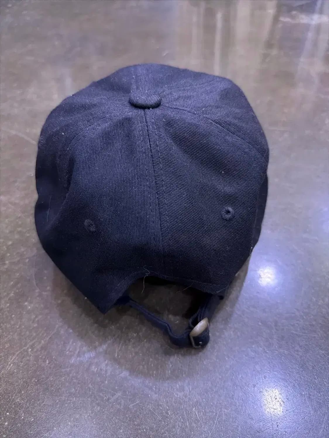 유인원 빅페이스 캡 볼캡 블랙 모자 상품이미지3