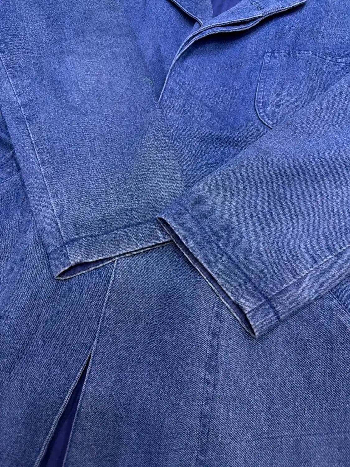 어나더오피스 데님 코트 워싱 청자켓 L 상품이미지5