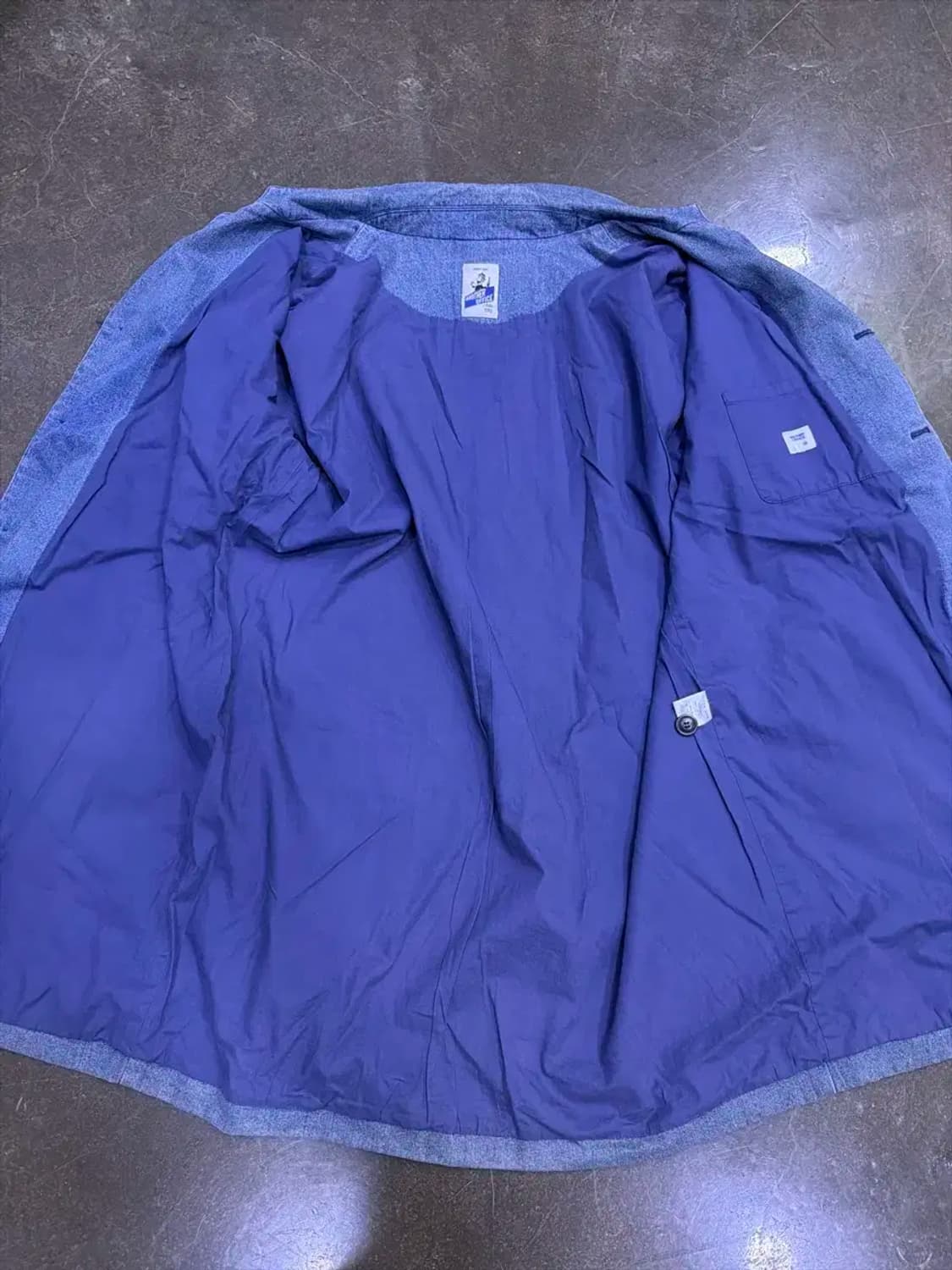 어나더오피스 데님 코트 워싱 청자켓 L 상품이미지7