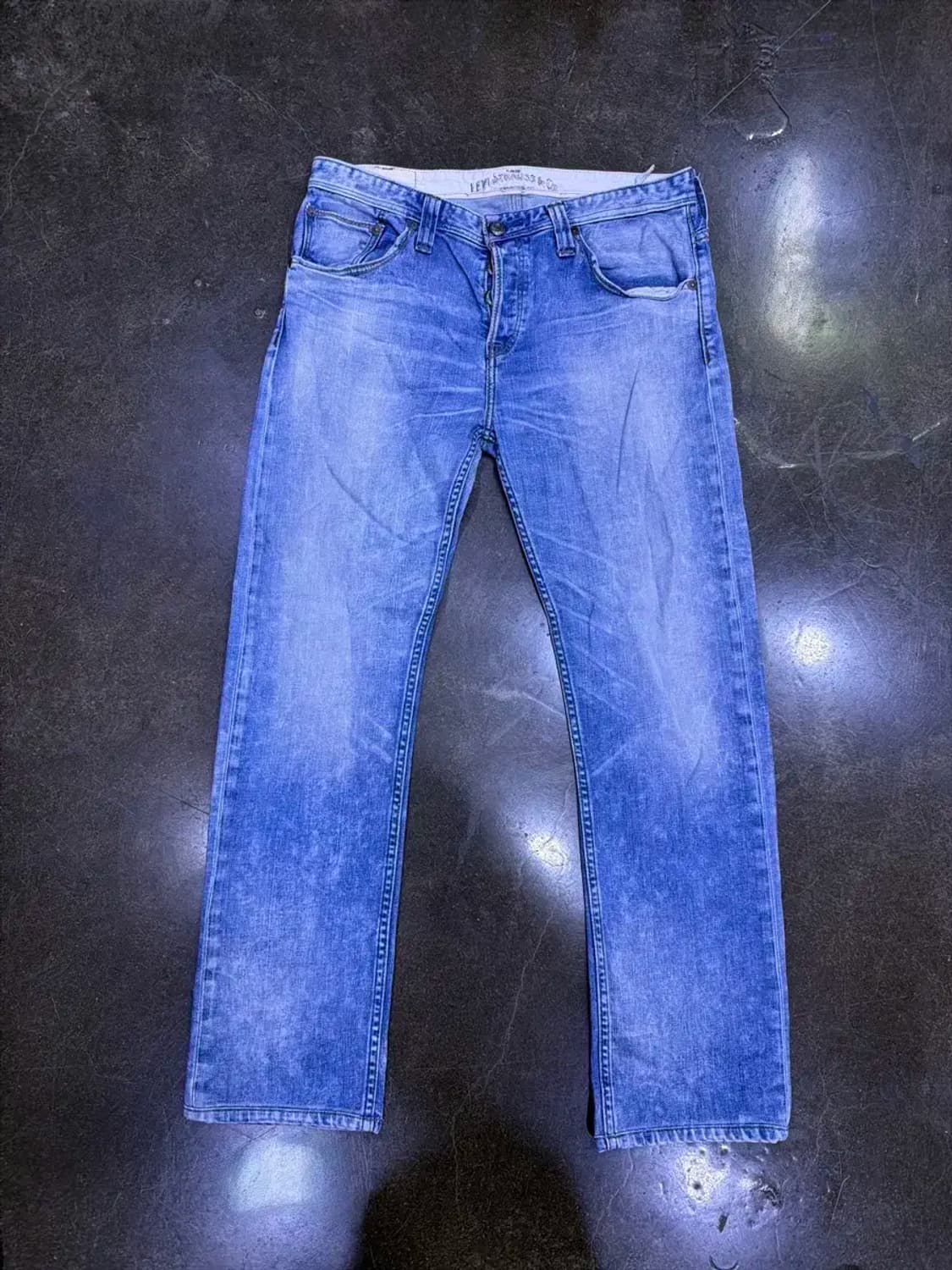 리바이스 504 스트레이트핏 빈티지 타이 워싱 데님팬츠 34 상품이미지1