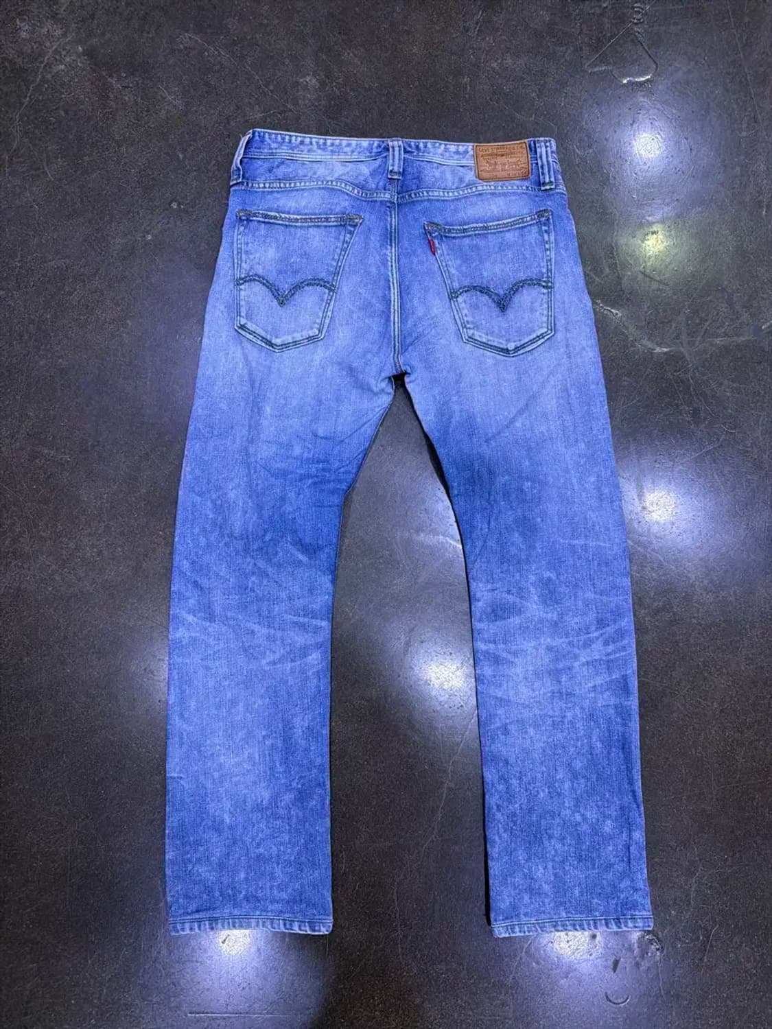 리바이스 504 스트레이트핏 빈티지 타이 워싱 데님팬츠 34 상품이미지2