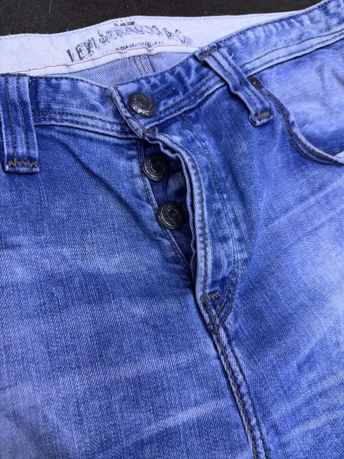 리바이스 504 스트레이트핏 빈티지 타이 워싱 데님팬츠 34 상품이미지6