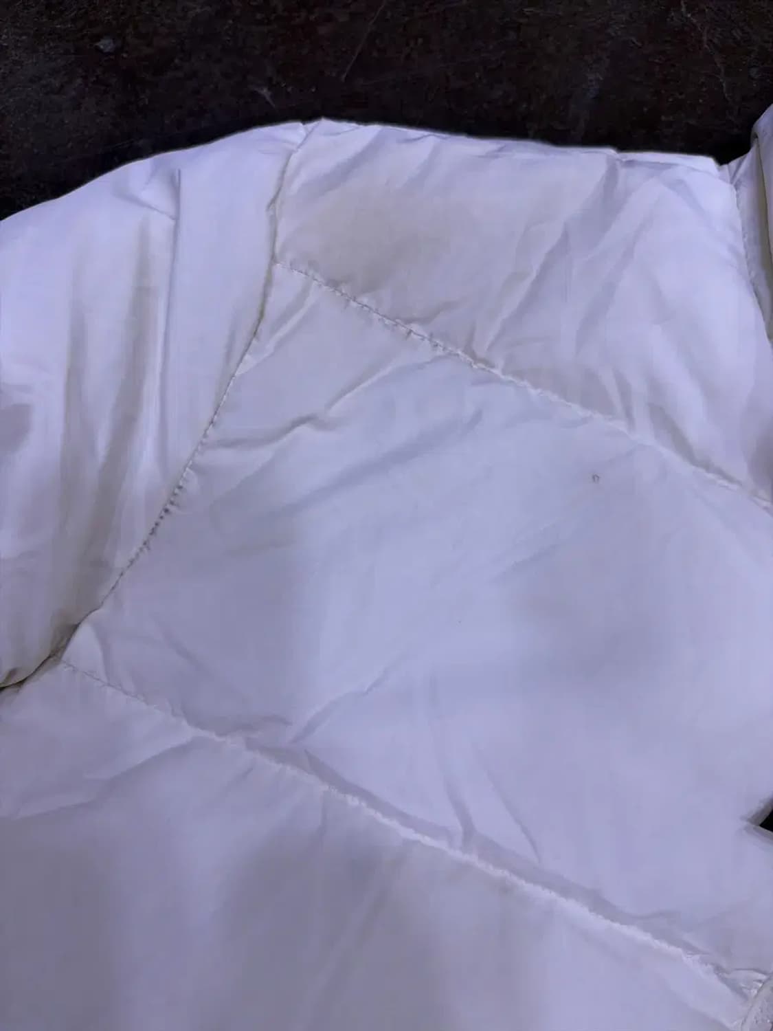 Lee 리 덕다운 오리털 화이트 숏패딩 점퍼 M 상품이미지5