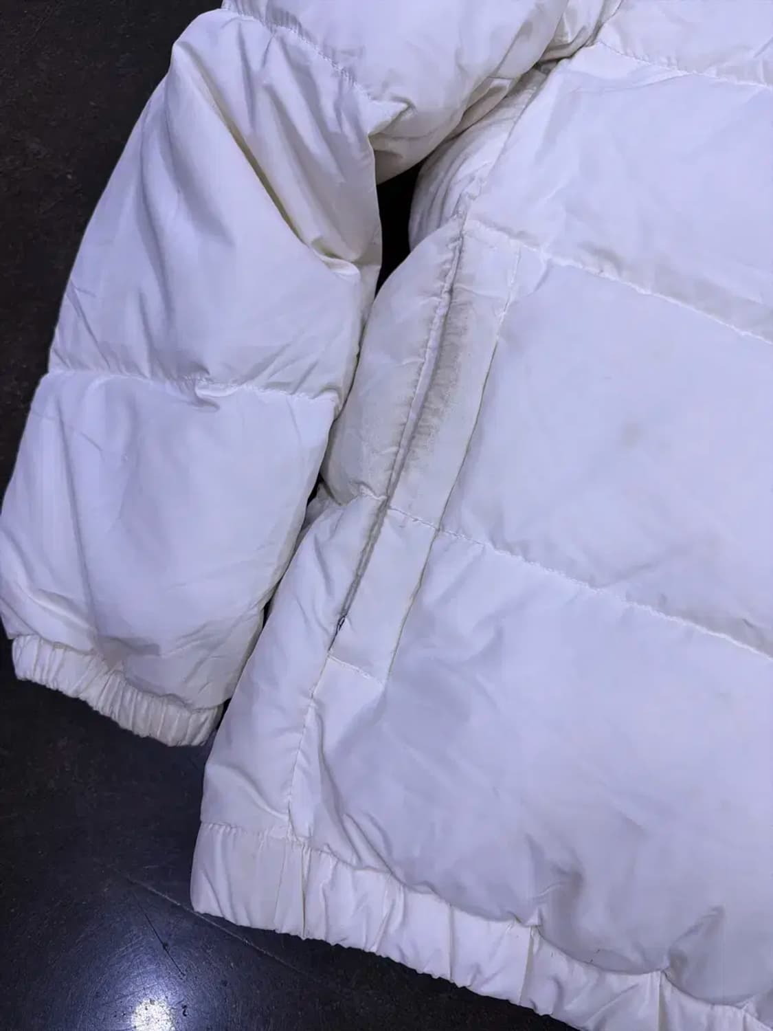 Lee 리 덕다운 오리털 화이트 숏패딩 점퍼 M 상품이미지6