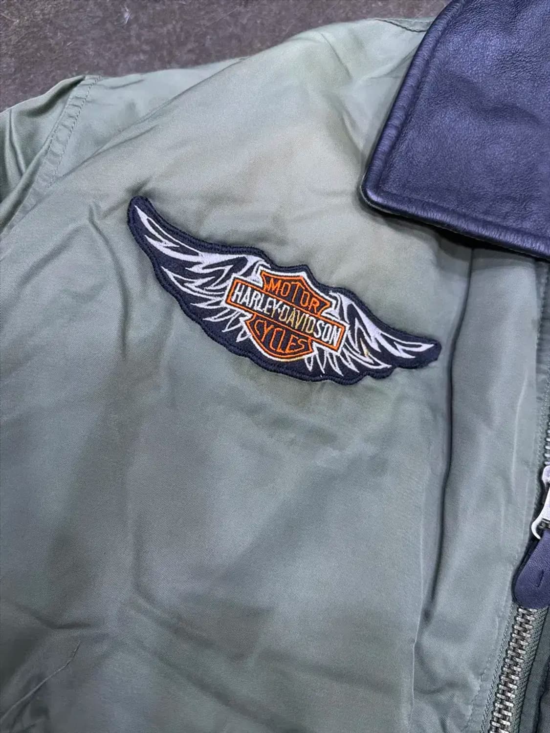 메데코 US 마린 항공점퍼 와펜 커스텀 XL 상품이미지5