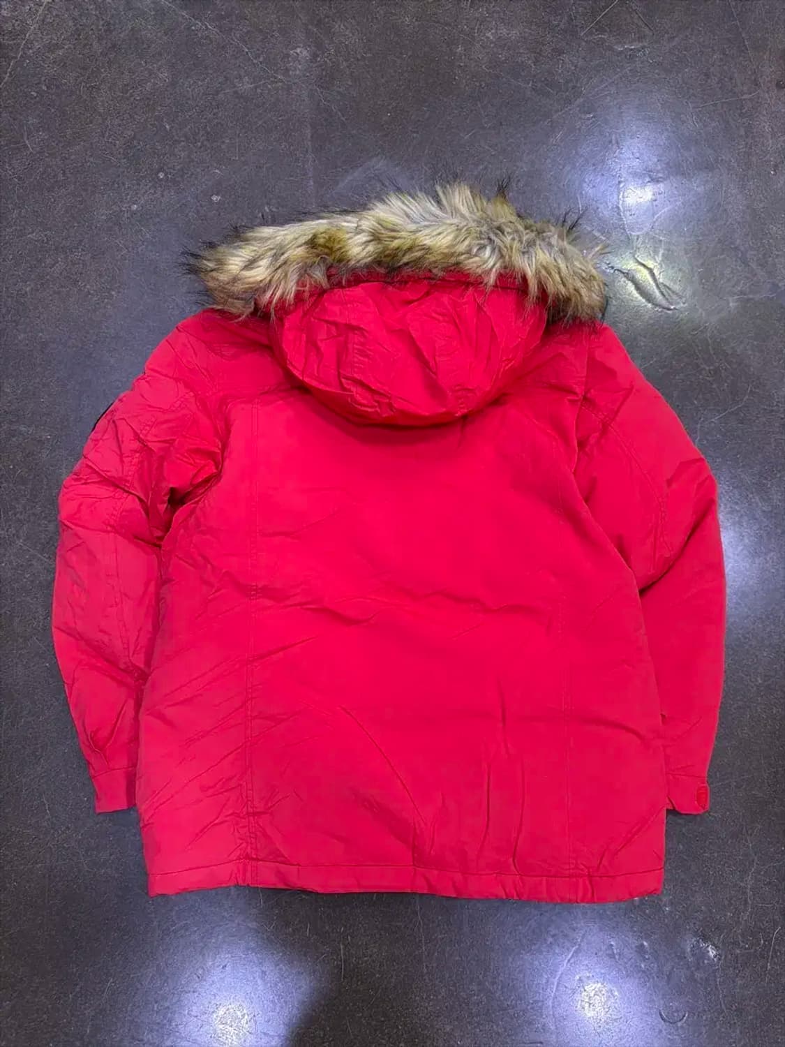 빈폴 아웃도어 라쿤털 후드 덕다운 오리털 패딩점퍼 100 상품이미지2