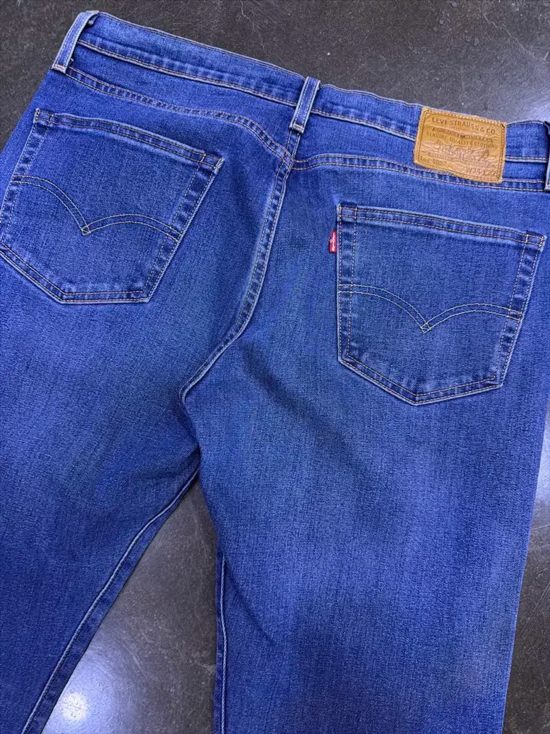 리바이스 502 프리미엄 빅 E 약기모 테이퍼드 데님팬츠 34 상품이미지8