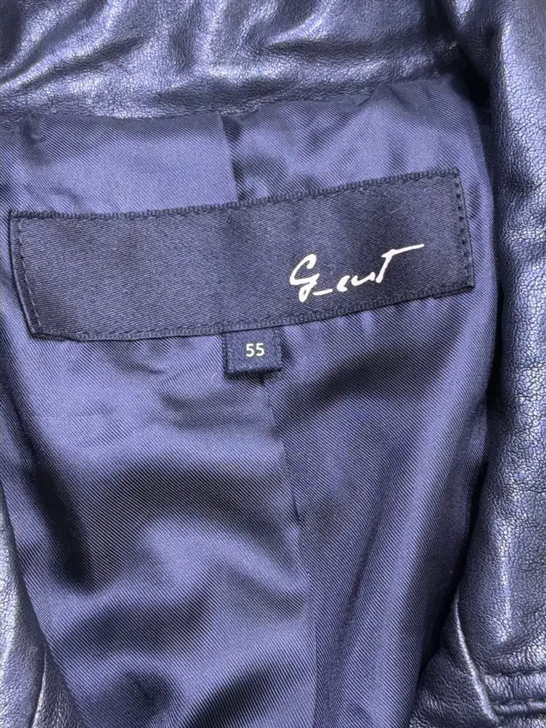 G-cut 양가죽 절개 벨트 더블 라이더 자켓 55 상품이미지6