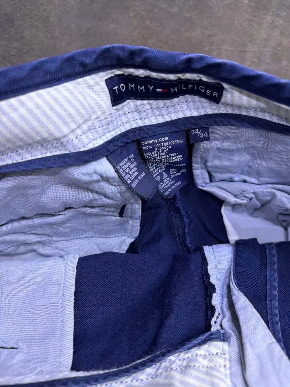 타미힐피거 클래식핏 치노팬츠 면바지 네이비 34 상품이미지8